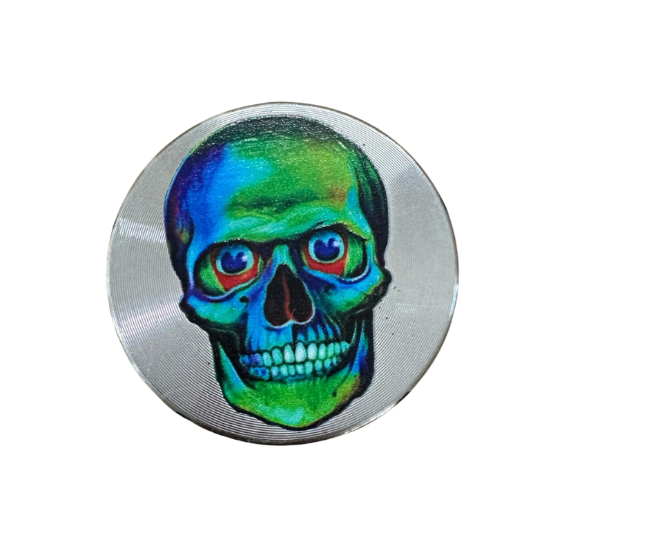 Blue & Green Skull (Grinder)