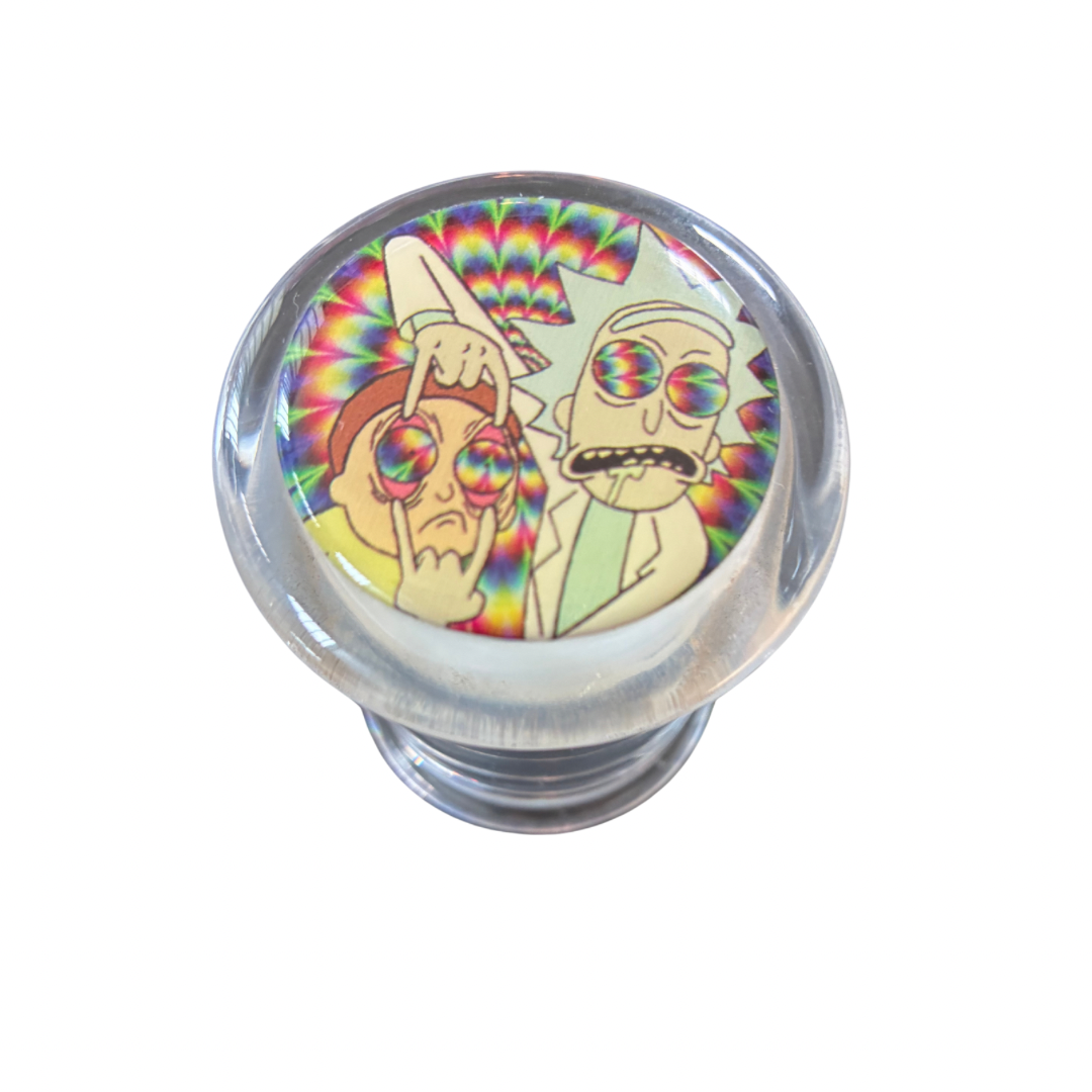 R &M (Small Crystal Stash Jar)