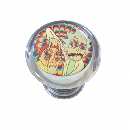 R &M (Small Crystal Stash Jar)