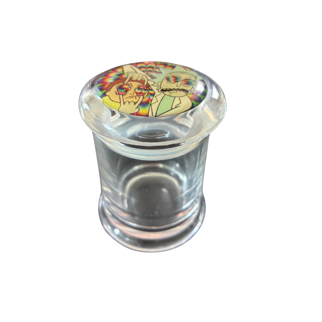 R &M (Small Crystal Stash Jar)