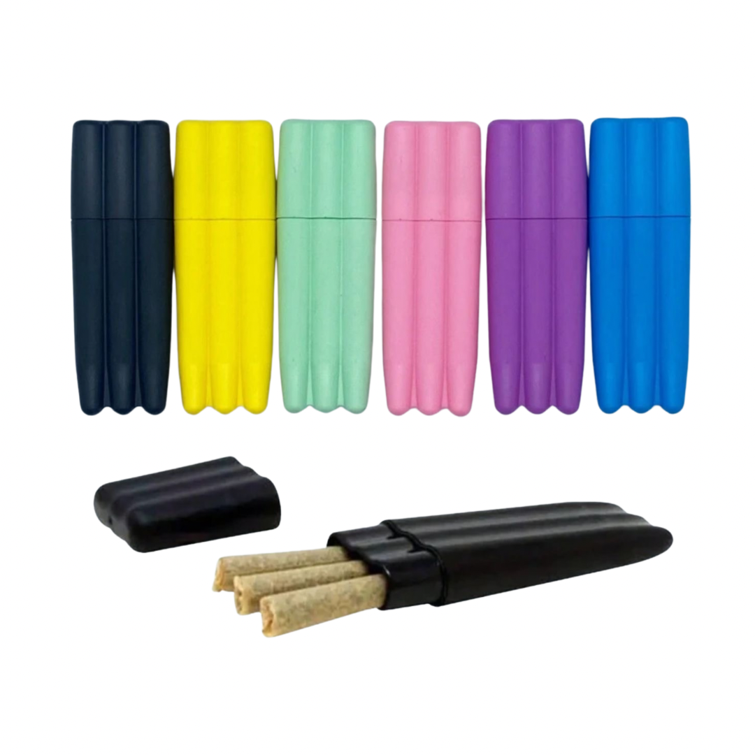 Odor-proof triple pre-rolled case