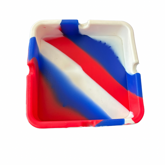 Red, White & Blue Strips Ashtray (Cenicero)